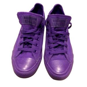 Converse All Star Monotone Purple Low Top Sneakers